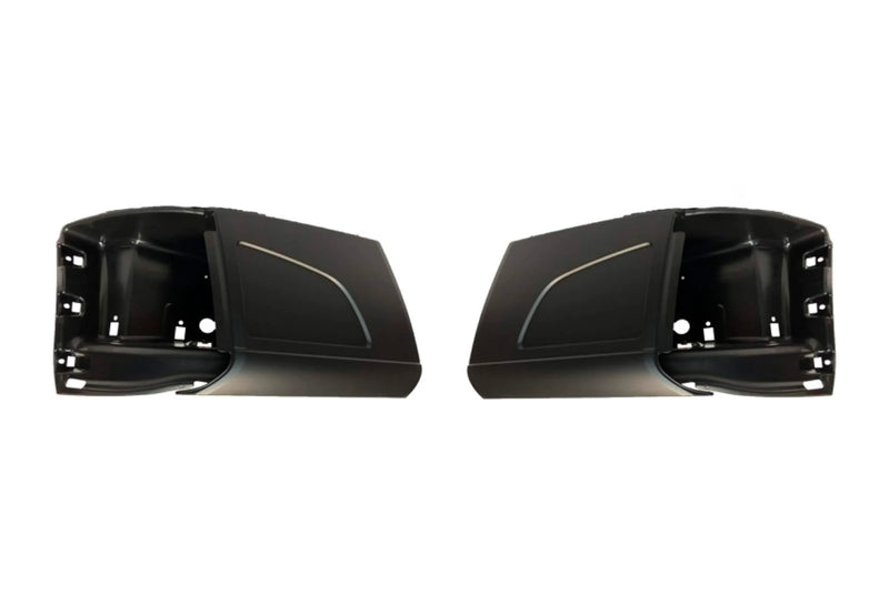 Bumper Plastic No Fog Holes With Brackets Set 2018+ Volvo VNL VNR