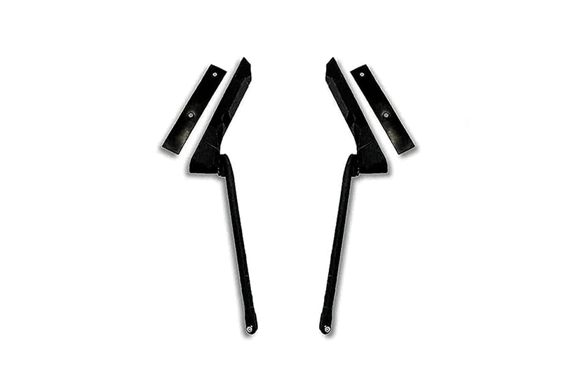 Mirror Arm Covers with Small and Big Door Mirrors Set 2004+ Volvo VNL VNM VNX