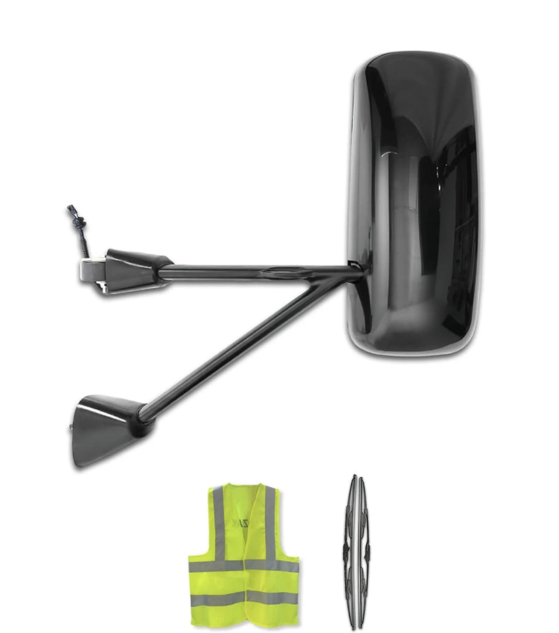 Door Mirror Black Driver 2008-2016 Kenworth T660 T600 T800