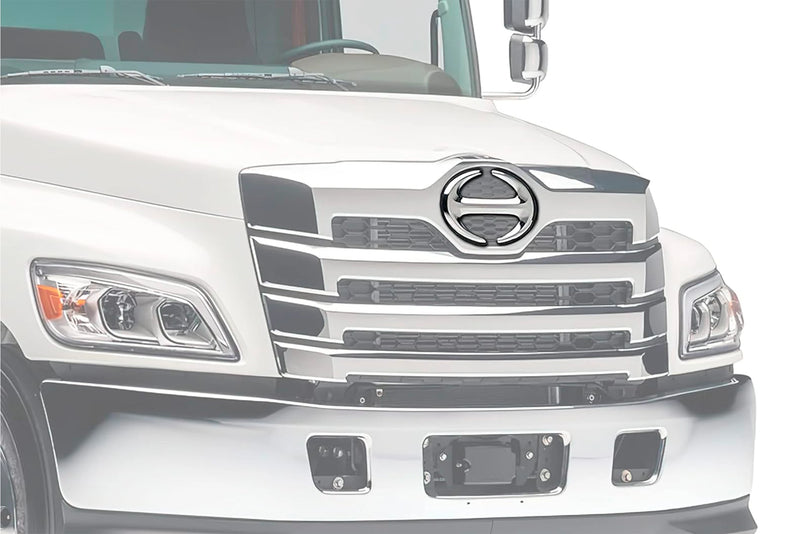 Front Hood Grille Hino Genuine Emblems Logo 2 pcs Set