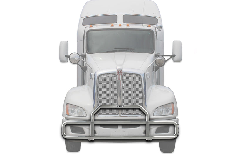Front Grille Guard with lights Chrome Kenworth T660