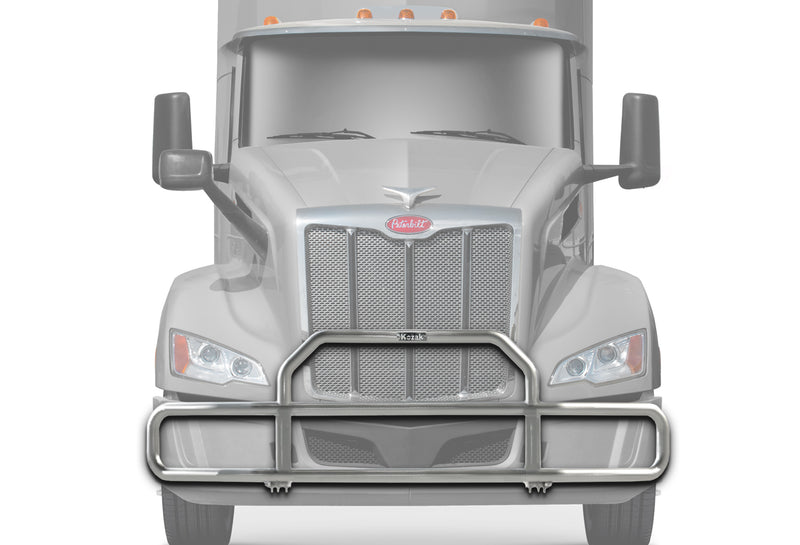 Front Grille Bumper Guard Chrome 2022+ Peterbilt 579 No Fog