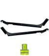 Top Upper Wind Cab Fairing Support Brackets L1 R1 Set 2018-2024 Volvo VNL