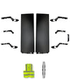 Cabin Fairings Lower Air Deflectors with Brackets Set 2025 2026 Volvo VNL 300 New