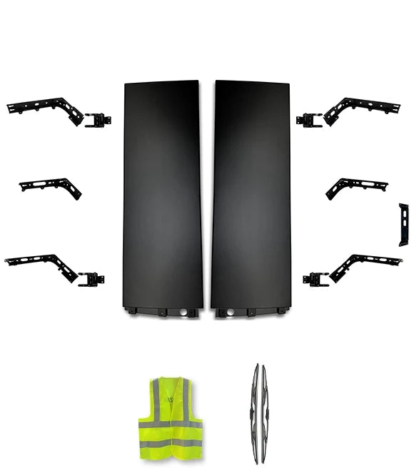 Cabin Fairings Lower Air Deflectors with Brackets Set 2025 2026 Volvo VNL New