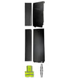 Cabin Fairing Upper & Lower Air Deflector with Extensions Passenger 2025 2026 Volvo VNL New