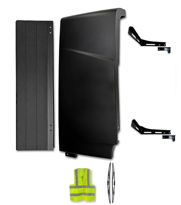 Cabin Fairing Upper Air Deflector with Extension and Brackets Passenger 2025 2026 Volvo VNL New