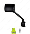 UNITED PACIFIC 42841 Black Hood Mirror For 2013-2021 Kenworth T680 Passenger Side