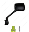 UNITED PACIFIC 42840 Black Hood Mirror For 2013-2021 Kenworth T680 Driver Side