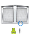 Grille Frame with Bug Screen Plastic MINOR COSMETIC DAMAGE Compatible with Kenworth T880