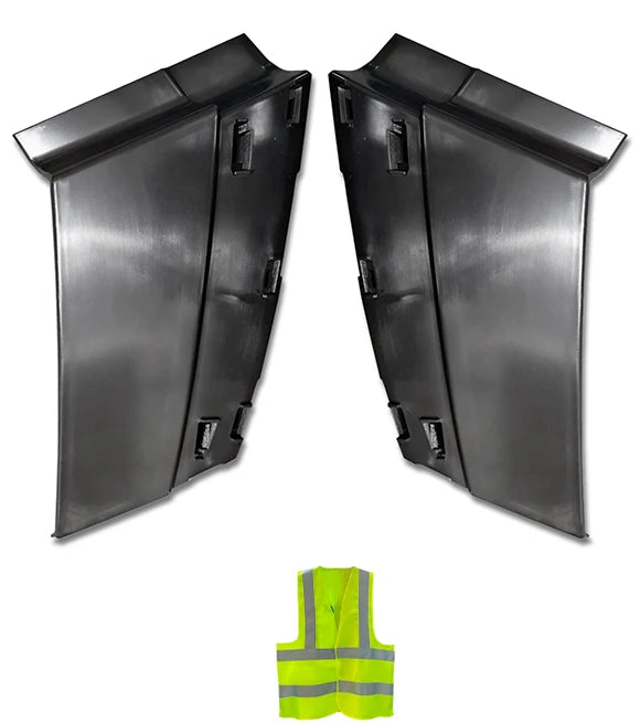 Front Bumper Plastic Tow Covers PRM Set  2025 2026 Volvo VNL New