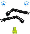 Lower Wind Cab Fairing Support Brackets Set 3L 3R 2025 2026 Volvo VNL New