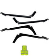 Top Lower Wind Cab Fairing Support Brackets 1L 1R 2L 2R Set Driver 2018-2024 Volvo VNL