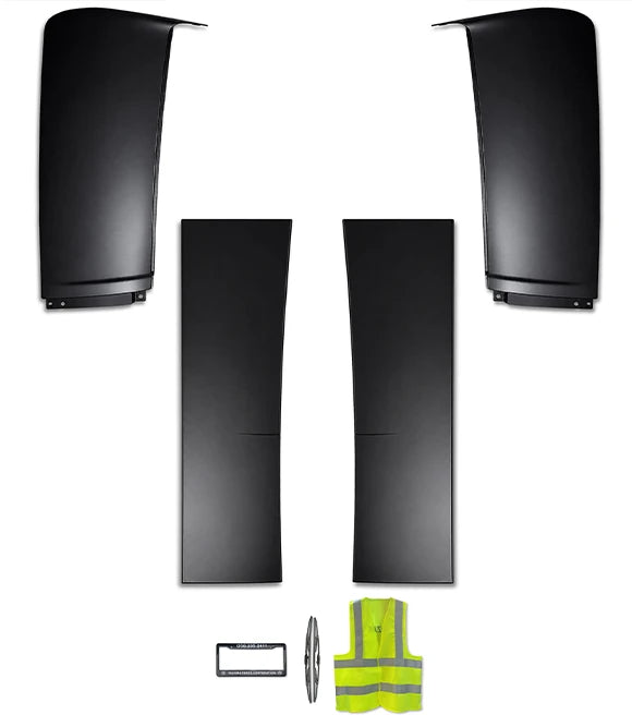 Upper and Lower Wind Cab Cabin Fairings Set 2018-2024 Volvo VNL