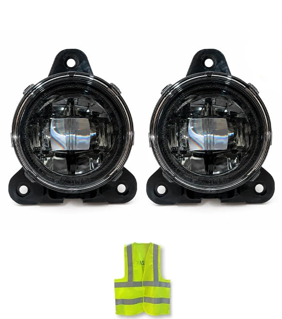 Fogs Light LED Lamp Black Housing 2 Pcs 2018-2024 Volvo VNL