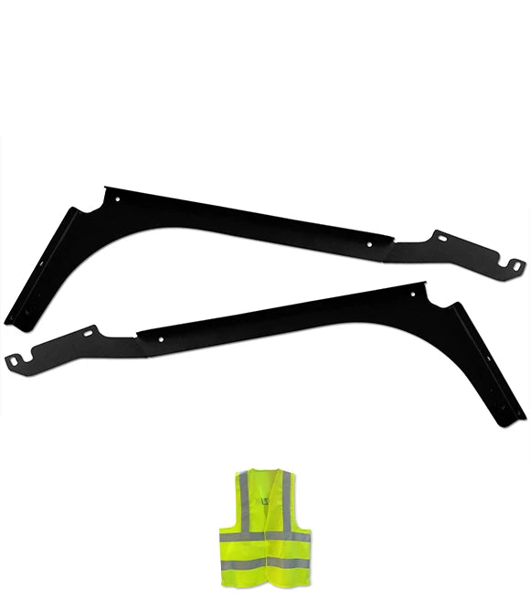 Top Lower Wind Cab Fairing Support Brackets 2L 2R Set 2018-2024 Volvo VNL