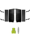 Cabin Fairing Upper Air Deflectors with Extensions and Brackets Set 2025 2026 Volvo VNL New