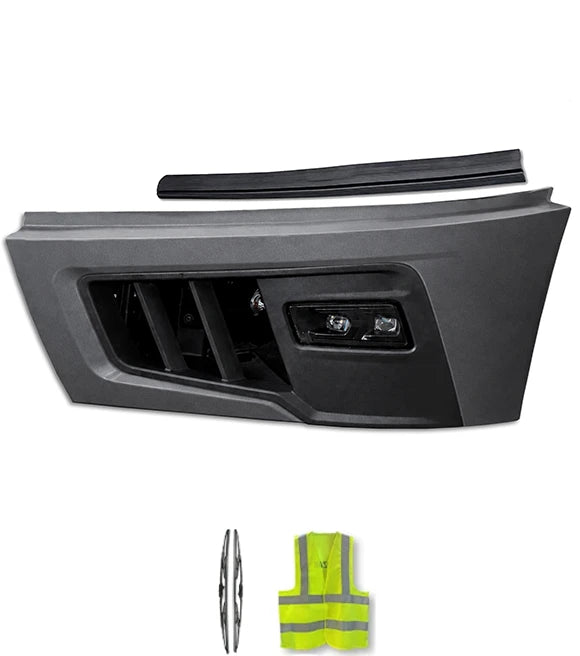 Bumper Corner, End Cap, Bezel and Fog Lamp Set Driver 2025+ Volvo VNL New