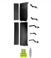 Cabin Fairing Upper & Lower Air Deflectors with Extensions & Brackets Passenger 2025 2026 Volvo VNL New