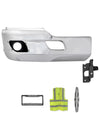 Bumper Corner With Fog Hole Plastic Chrome Passenger Kenworth T680