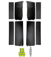 Cabin Fairing Upper & Lower Air Deflectors with Extensions Set 2025 2026 Volvo VNL New