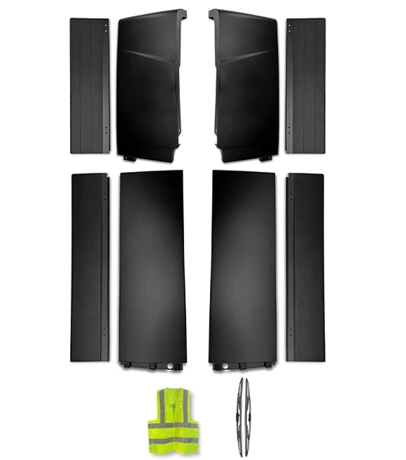 Cabin Fairing Upper & Lower Air Deflectors with Extensions Set 2025 2026 Volvo VNL New