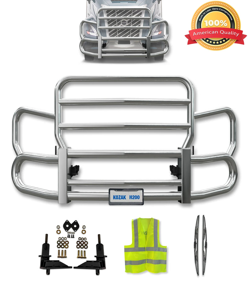 Front Steel Grille Deer Guard Herd 300 2025+ Volvo VNL 300 440 640 660 840 860 VNR 300 440 640 660