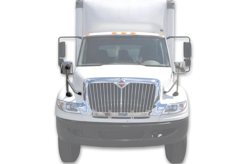 Towing Hood Mirror Chrome Right Side International Durastar - 