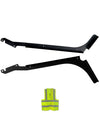 Top Upper & Lower Wind Cab Fairing Support Brackets 1L 2L Set Driver 2018-2024 Volvo VNL