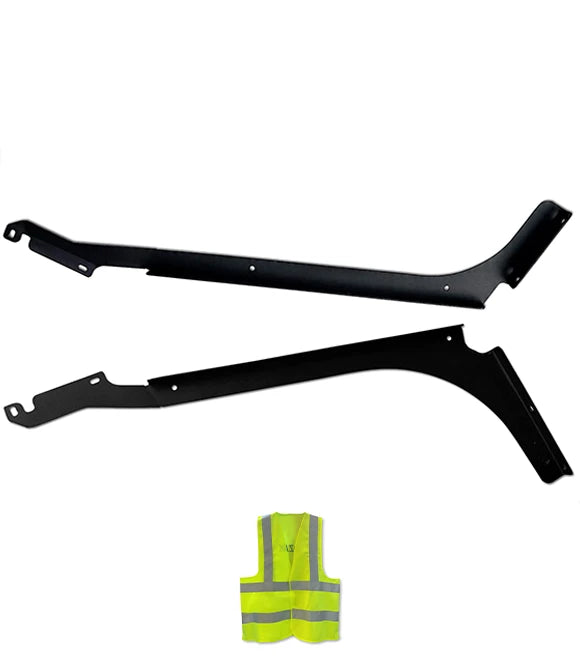 Top Upper & Lower Wind Cab Fairing Support Brackets 1L 2L Set Driver 2018-2024 Volvo VNL