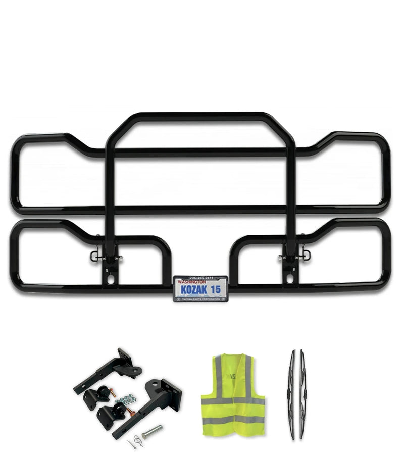 Front Grille Guard Black 2022+ Kenworth T680 Next Gen