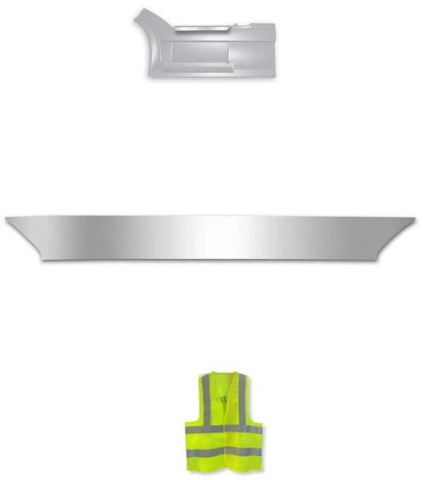 Front Panel Stripe Chrome Trim Top Kick for Driver Side (9L) 2004-2017 Volvo VNL