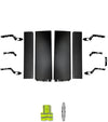 Cabin Fairing Lower Air Deflectors with Extensions and Brackets Set 2025 2026 Volvo VNL New