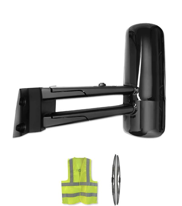 Door Mirror Black Driver Kenworth 2013-2021 T680 T880