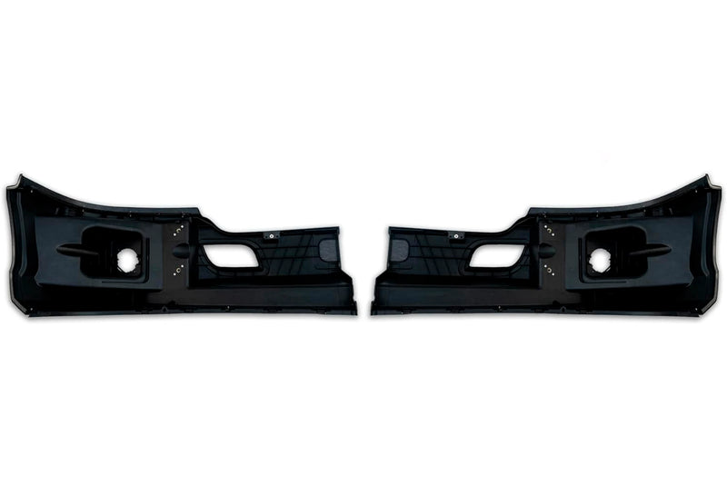 Bumper Corners With Fog Hole Plastic Black Set Kenworth T680