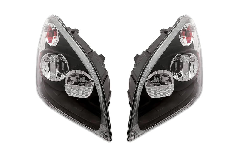 Headlight LED Black Set 2008-2017 Freightliner Cascadia 125 113