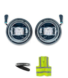 Fogs LED Light Black Set Freightliner Columbia 2000-2015, Century