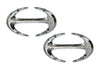 Front Hood Grille Hino Genuine Emblems Logo 2 pcs Set