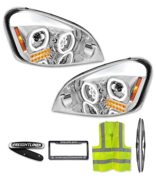 LED Headlight Set 2008-2017 Freightliner Cascadia 125 113