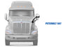 Hood Mirror Chrome Driver Peterbilt 587