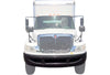 Bumper Two Holes Black Steel 2002+ International Durastar
