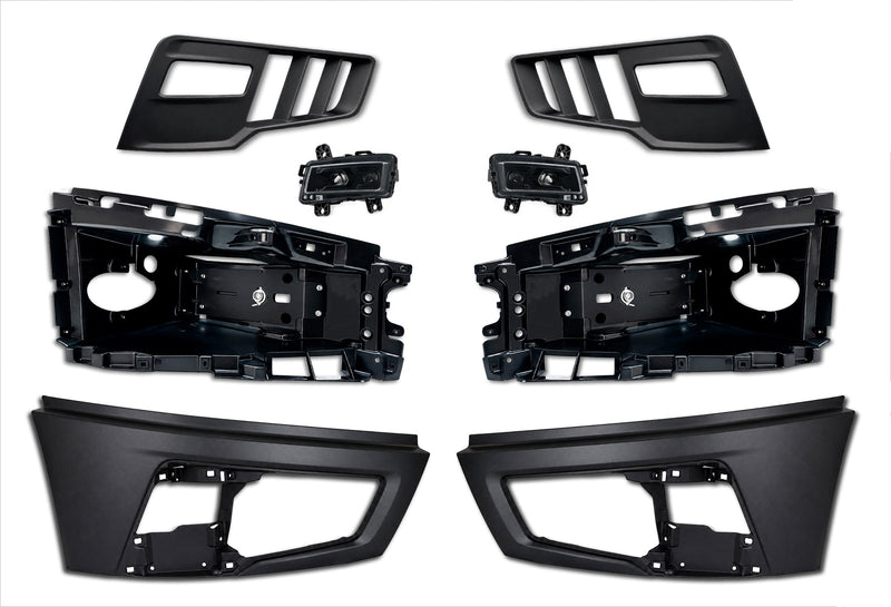 Bumper Corners, End Caps, Bezels and Fogs Lamp Set 2025+ Volvo VNL New