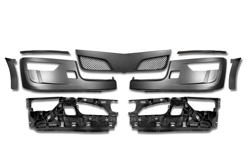 Complete Front Bumper with Fog Hole 9 Pcs 2022+ Peterbilt 579