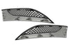 Side Hood Grilles Vent Trim Chrome Set 2022+ Kenworth T680 Next Gen