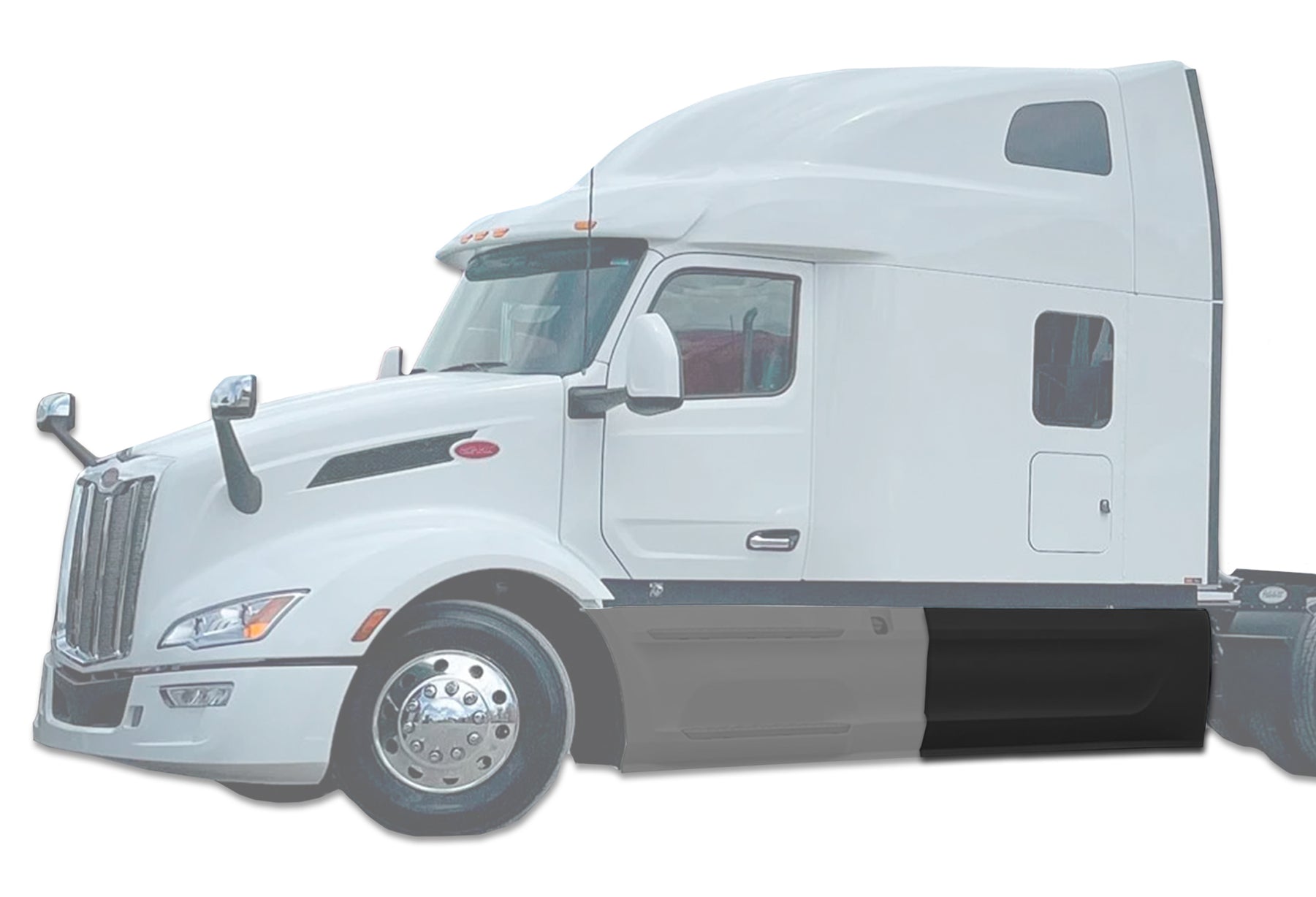 Peterbilt Rear Panel Rear Side Panel with Bracket Driver 2023+ Peterbilt 579 – Tacoma Parts ...
