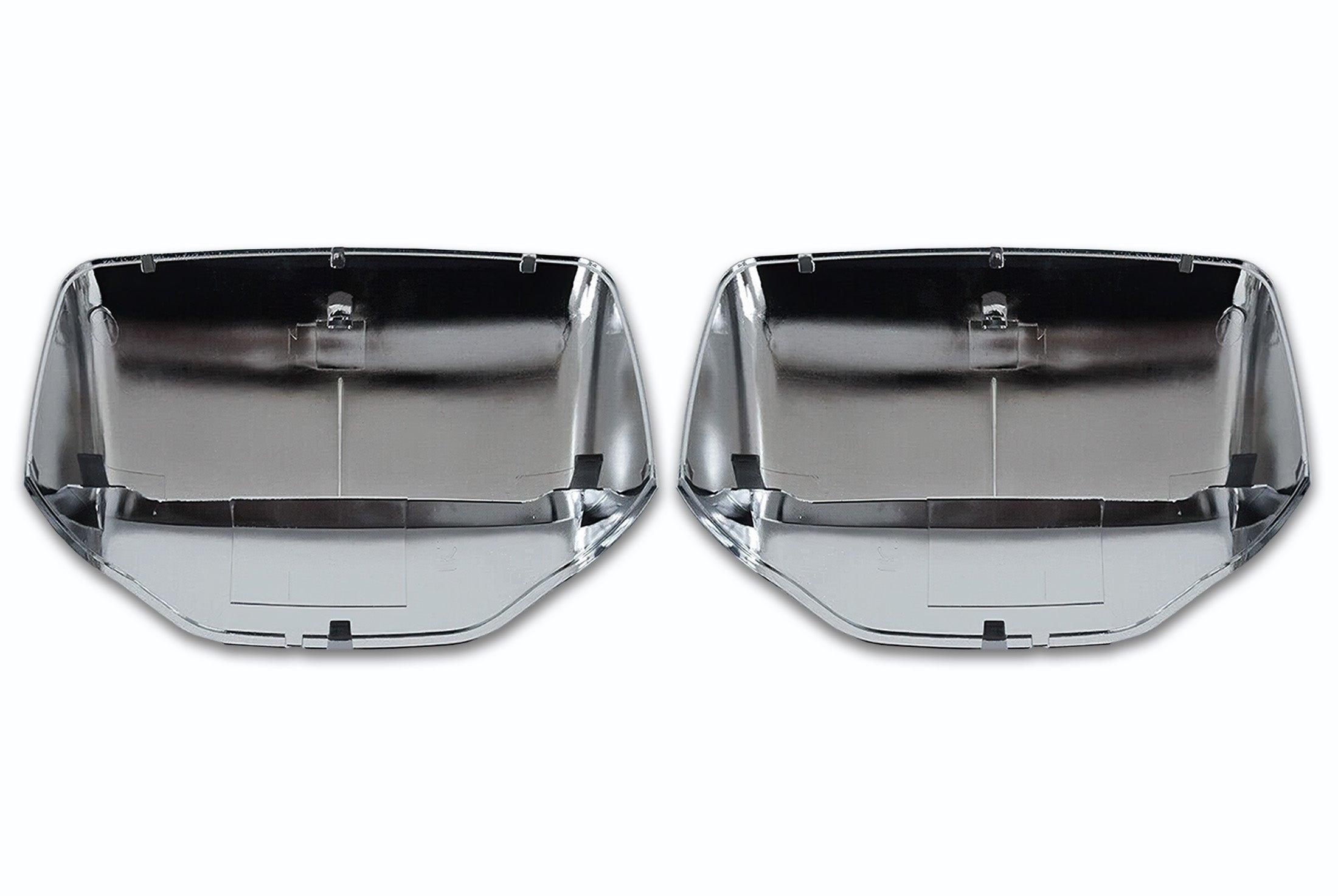 MIKIMOTO シルバー　ブロッチ Hood Mirror Covers Chrome Set 2010-2017 Peterbilt 579 – Tacoma