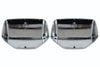 Hood Mirror Covers Chrome Set 2010-2017 Peterbilt 579