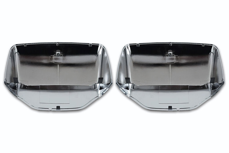 Hood Mirror Covers Chrome Set 2010-2017 Peterbilt 579