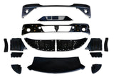 Bumper with Fog Hole Black Plastic 16 Pcs 2022+ Kenworth T680