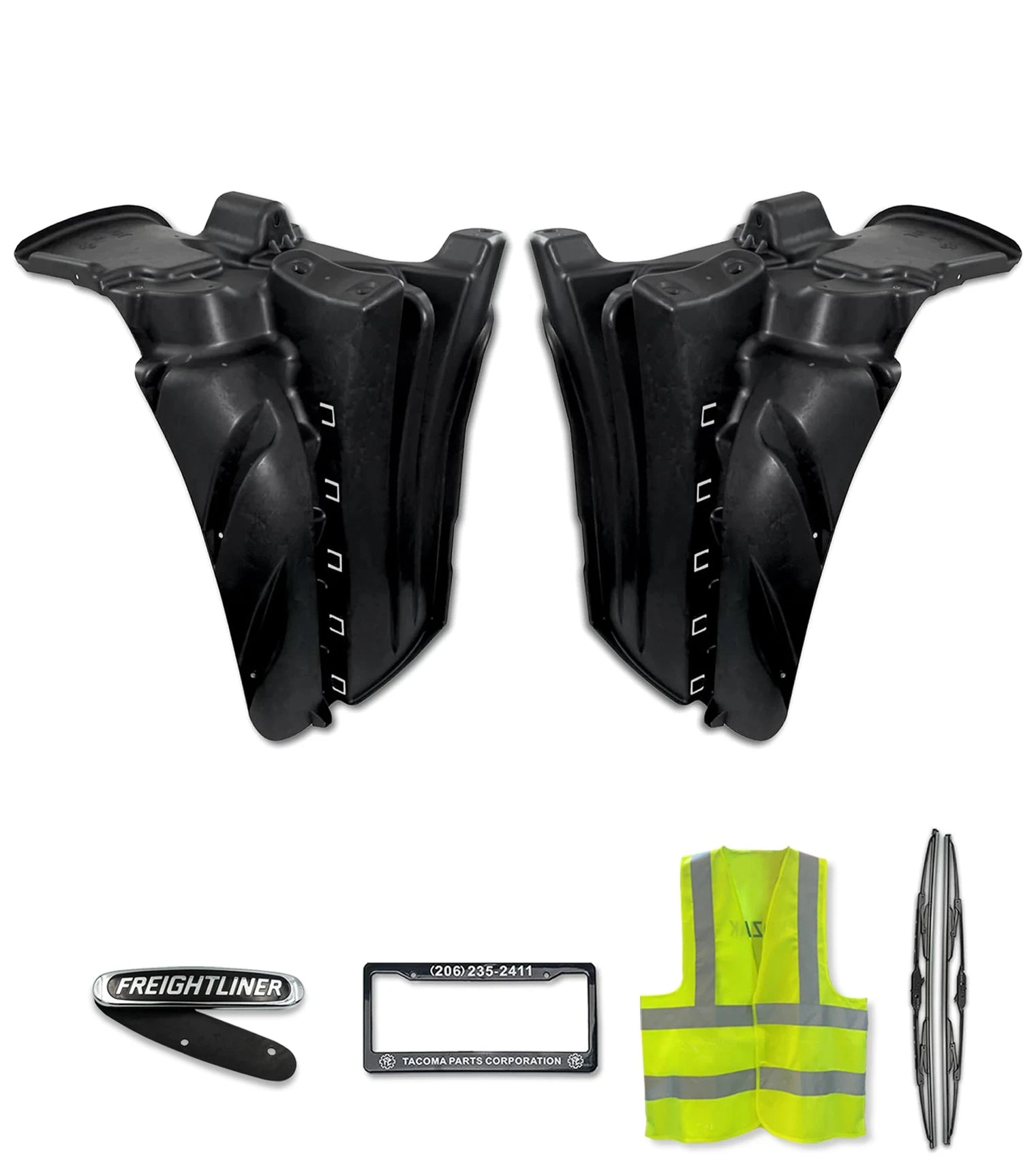 Inner Fender Cab Splash Shield/Guard Set 2008-2018